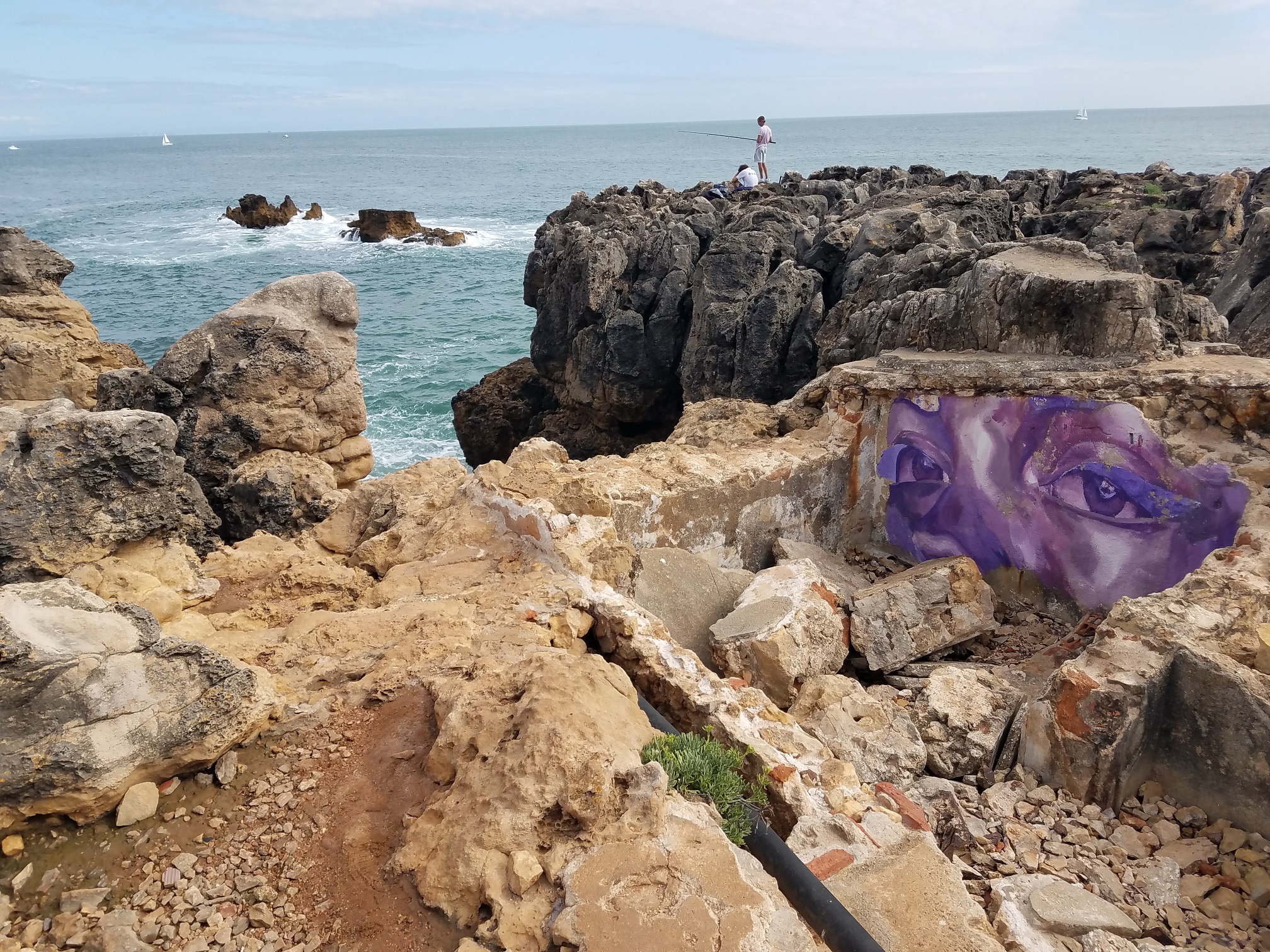 Background Landscape of Tagus in Cascais, Portugal